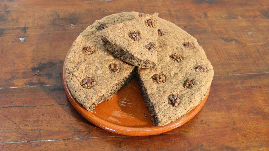 Tarta de nueces sin lácteos o frutos secos que les quieras hechas!