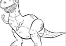 Tiranosaurio Rex Para Colorear