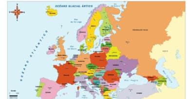 Mapa político Europeo
