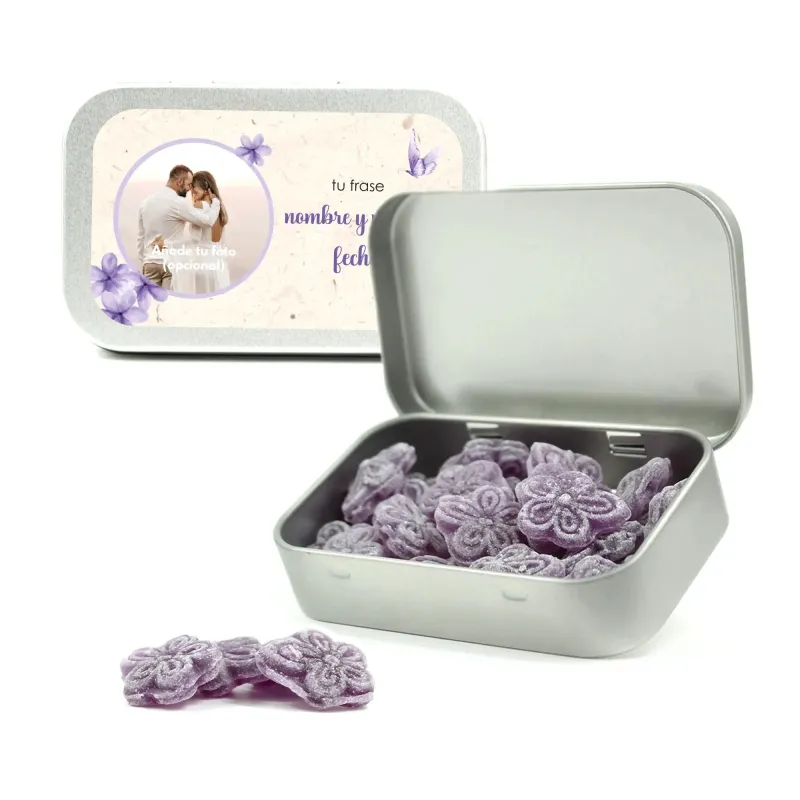 Regalos para bautizo con caramelos personalizados